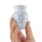 Mini Keepsake Cremation Urns for Human Ashes, Set of 6 Silver and Gold with Case